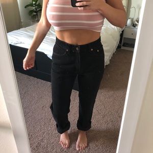 Vintage Levi’s 512 red tab black jeans